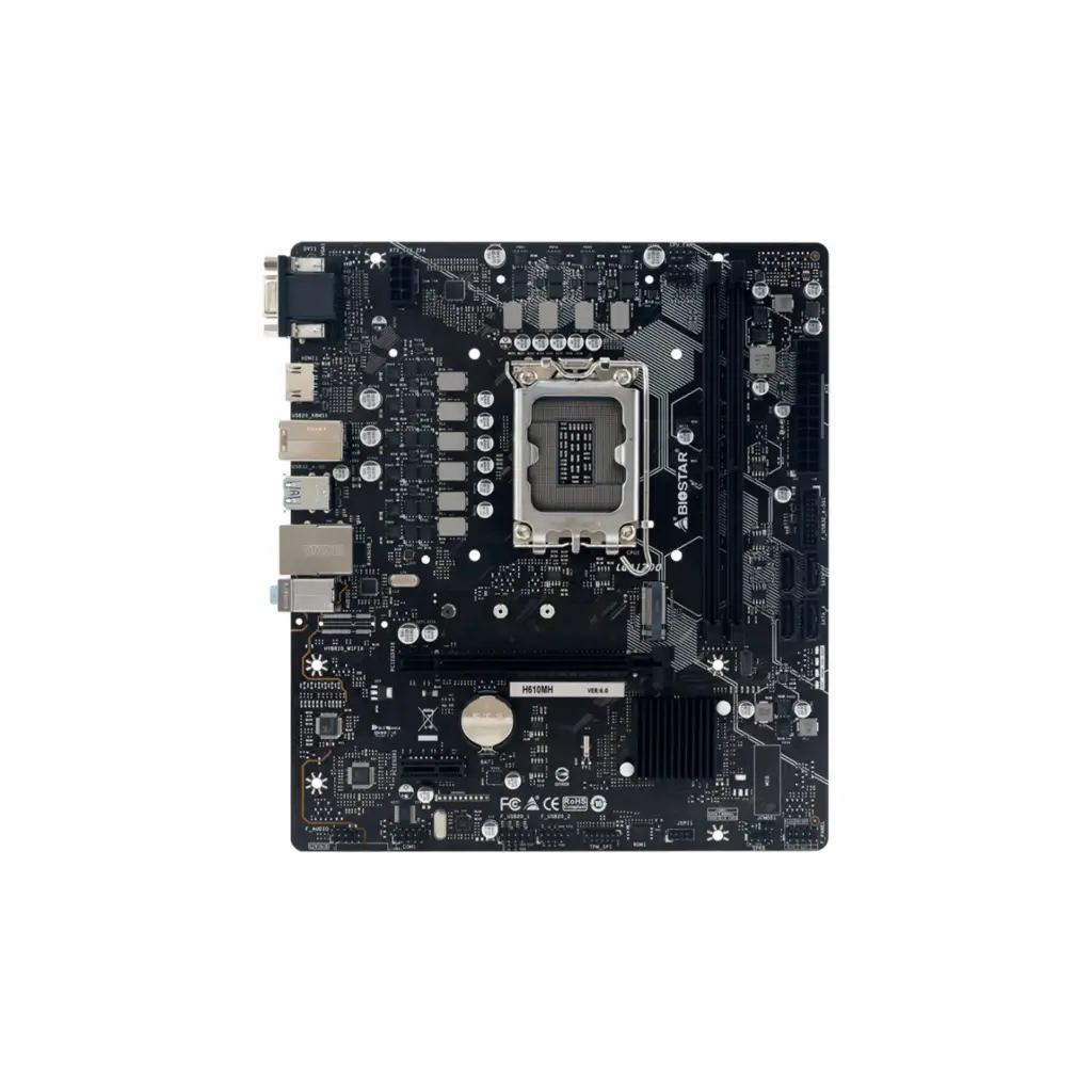 Tarjeta Madre PC LGA1700 Biostar H610MH DDR4