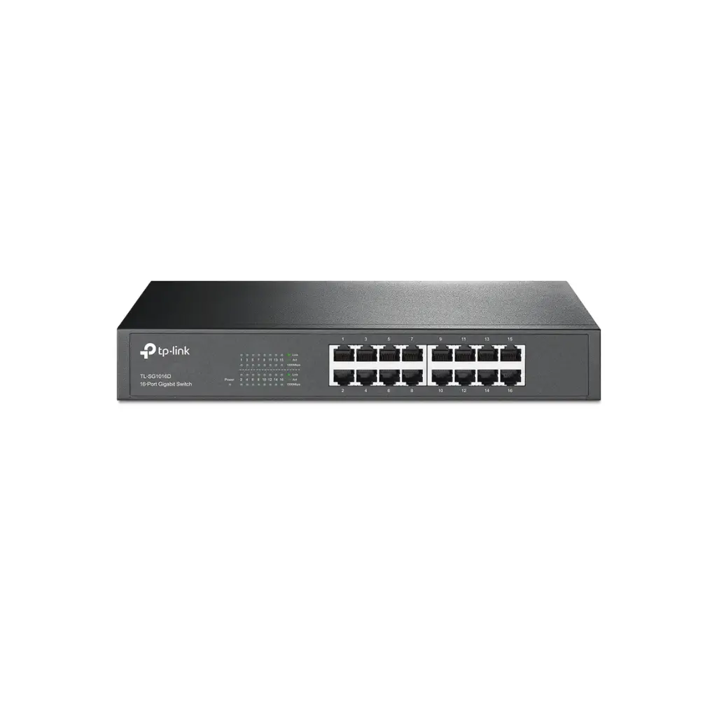 Switch de 16 Puertos TPLINK TL-SG1016D DESKTOP Gigabit