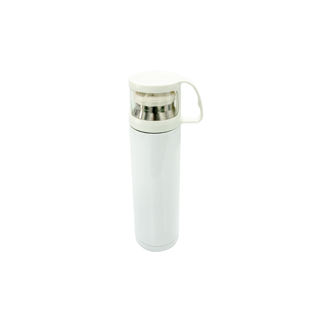Sub/Termo Acero para Sublimacion Tapa Transparente 500ml