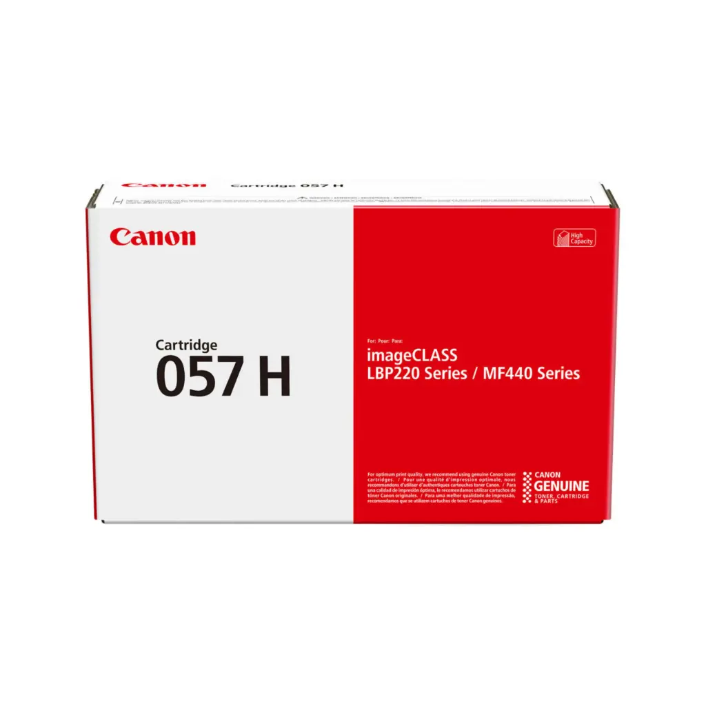 Toner Original Canon 057H Negro 10,000 impresiones