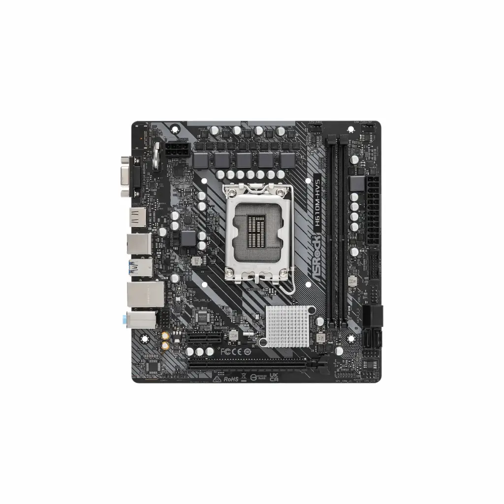 Tarjeta Madre PC LGA1700 Asrock H610M-HVS DDR4 90-MXBHT0-A0UAYZ