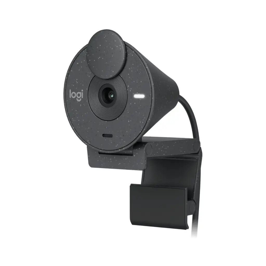 Camara Web USB-C Logitech BRIO 300 HD 1080p/30 FPS 960-001413 Negro
