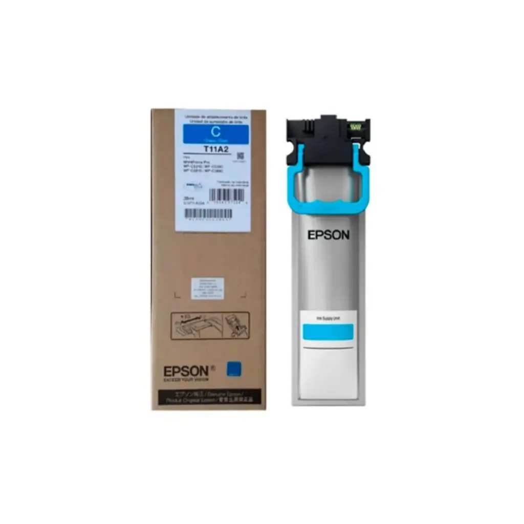 Bolsa de Tinta Epson T11A2 Cyan Durabrite WF5310/90 WF C5810/90 39ML
