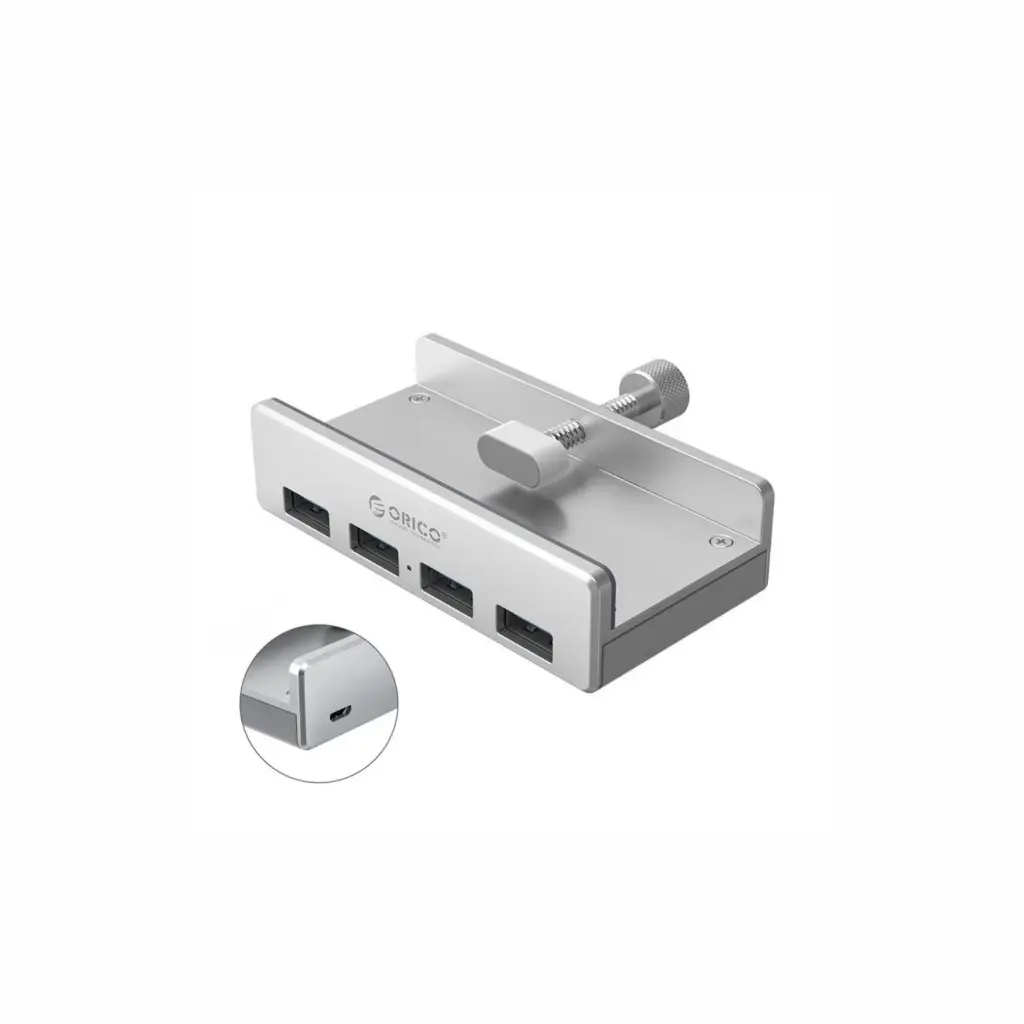 HUB USB 3.0 4 Puertos con Ajuste Escritorio Orico MH4PU-P-SV-BP
