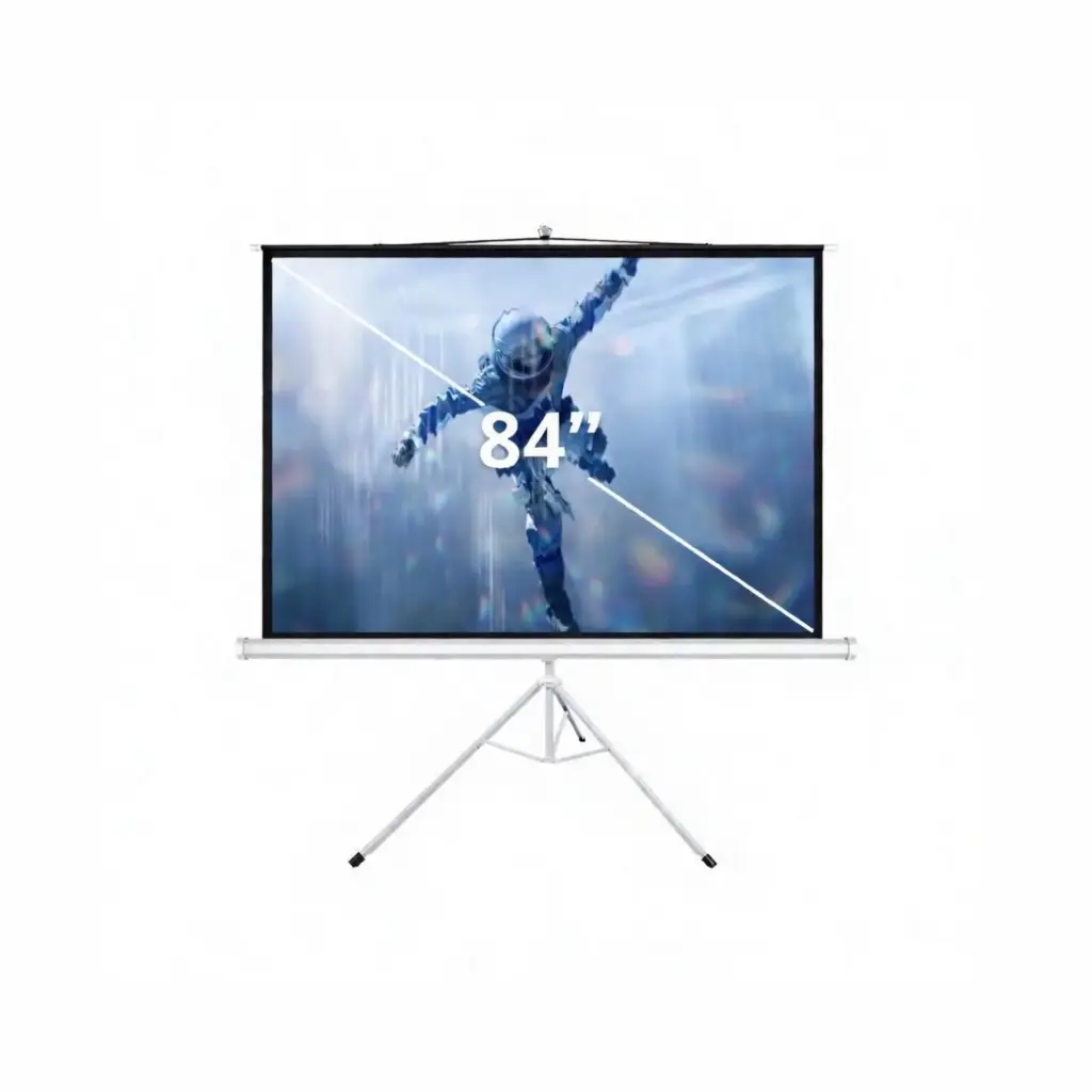 Pantalla Proyector Tripode 84" 4:3 VORTTEK