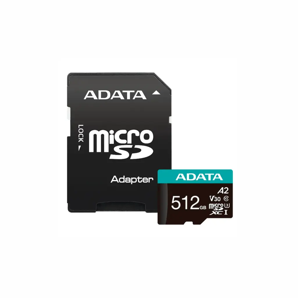 Memoria Micro SD 512GB 4K ADATA AUSDX512GUI3V30SA2-RA1