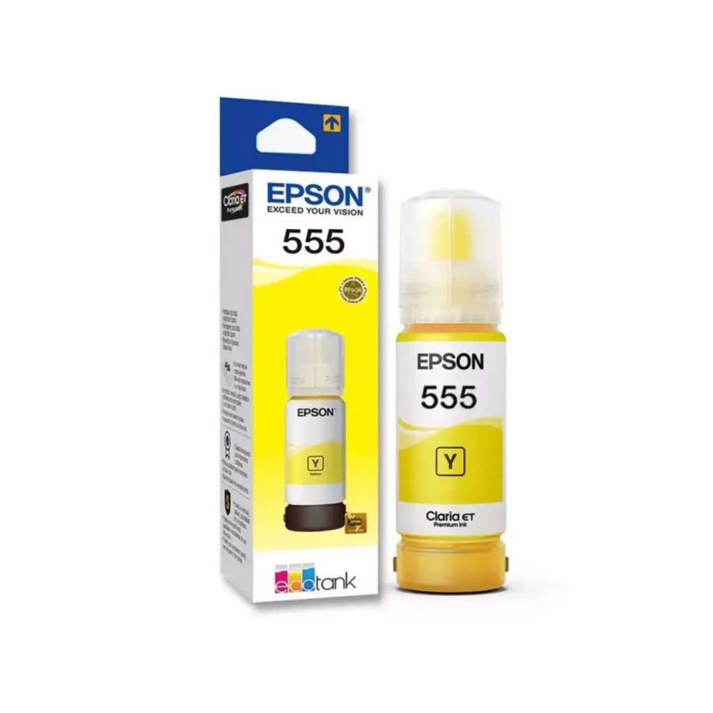 Bote de Tinta Epson T555420 T555 AMARILLO L8160 L8180