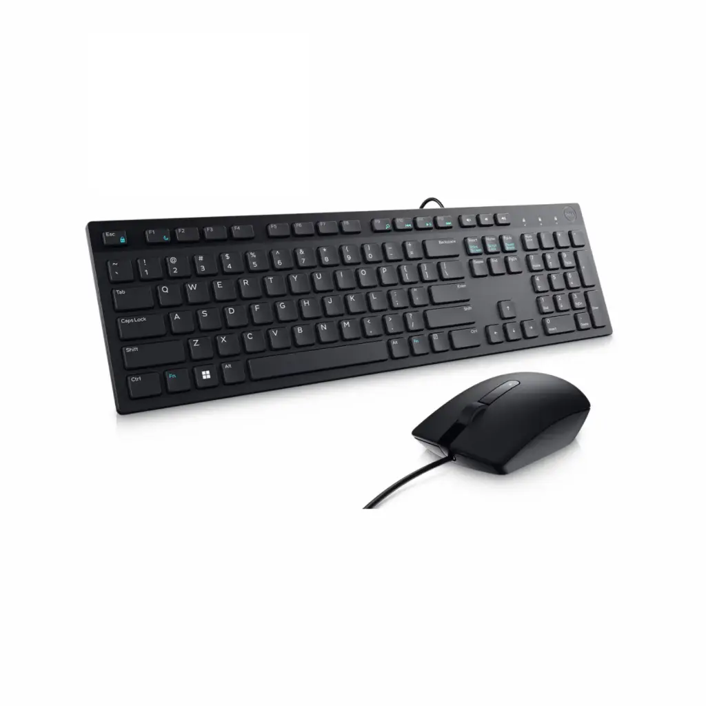 Kit de Teclado y Mouse USB Dell KM300C-US Ingles