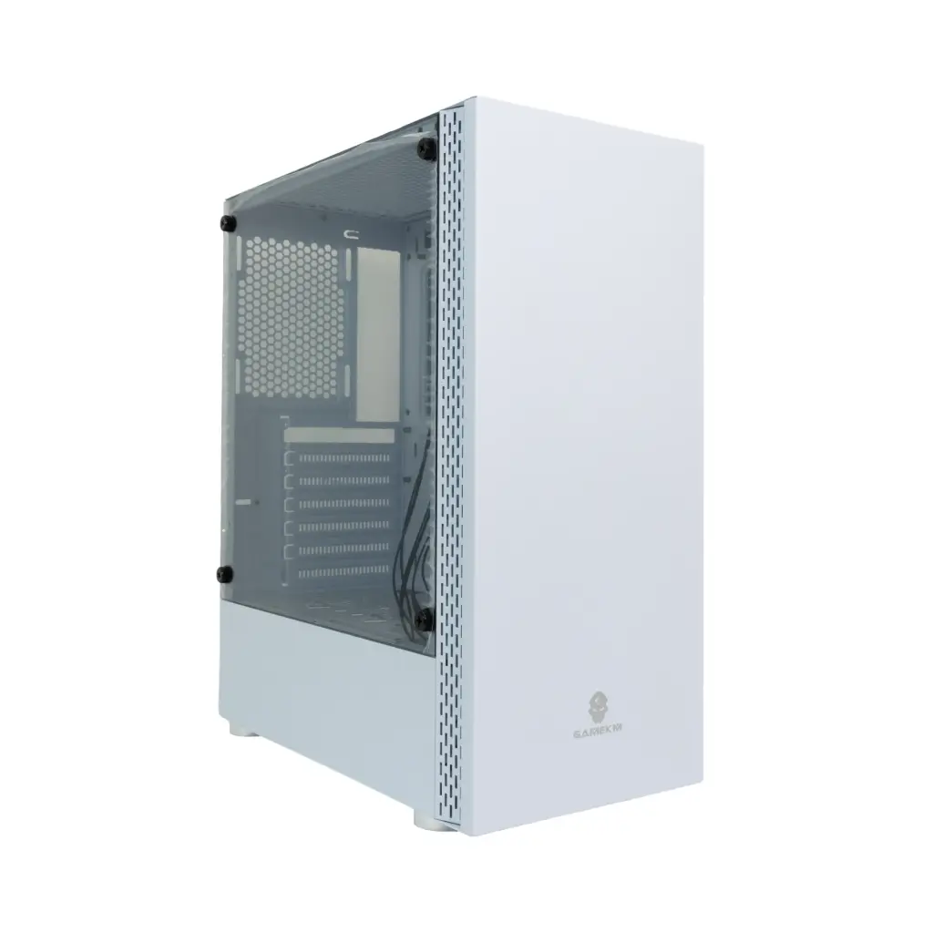 Case P/Computadora GAMEKM Armor Sin Fuente / No Ventiladora Blanco