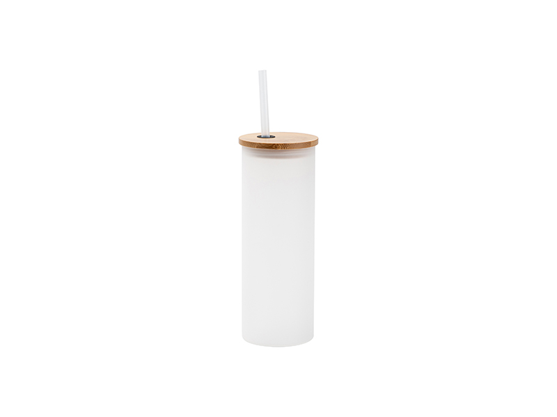 Sub/Vaso para Sublimacion Spectra Frosted 17oz/500ml Tapa + Pajilla SP41F-500