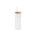 Sub/Vaso para Sublimacion Spectra Frosted 17oz/500ml Tapa + Pajilla SP41F-500