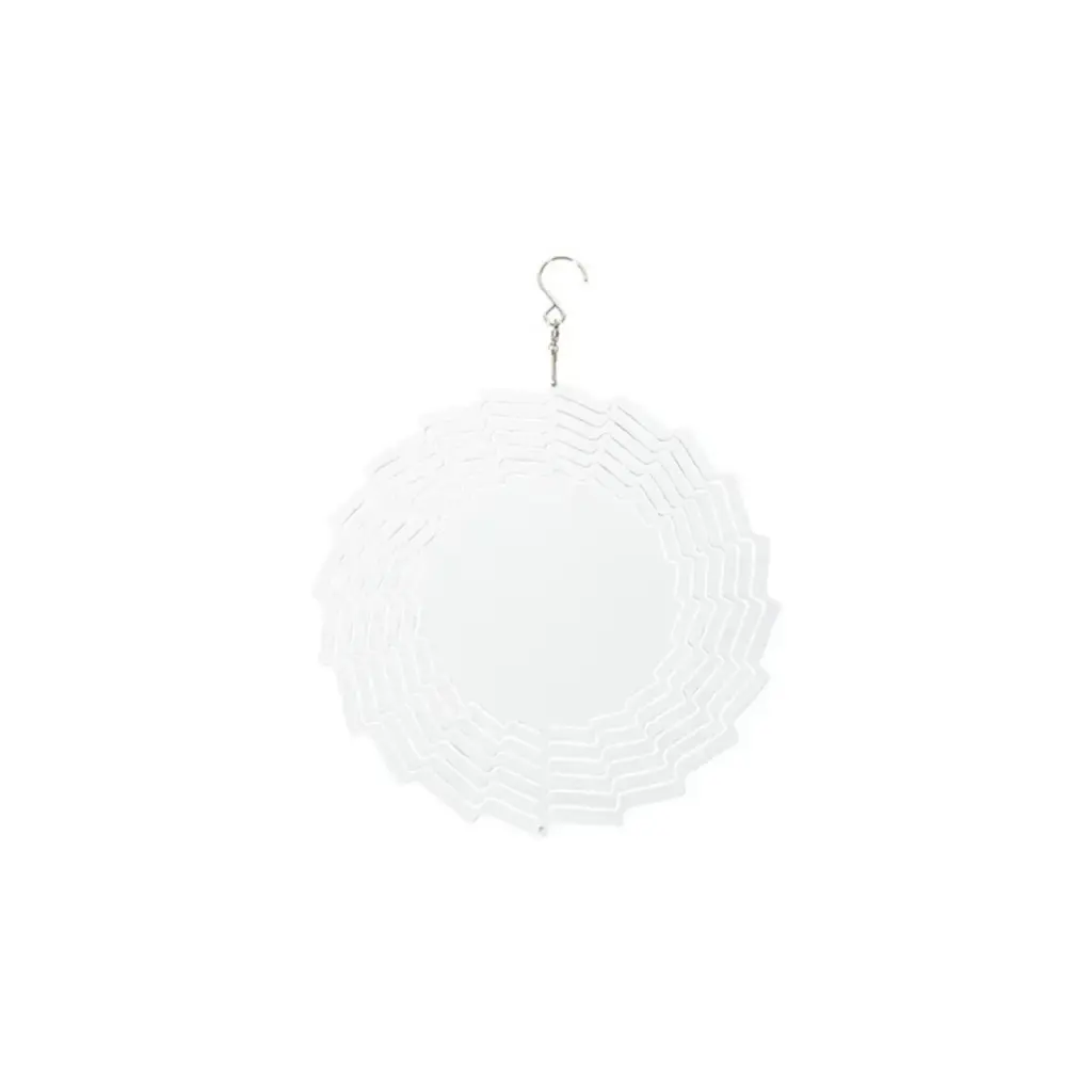 Sub/Spinner de Viento para Sublimacion Spectra Blanco Flowers 10inch SP015S25FL