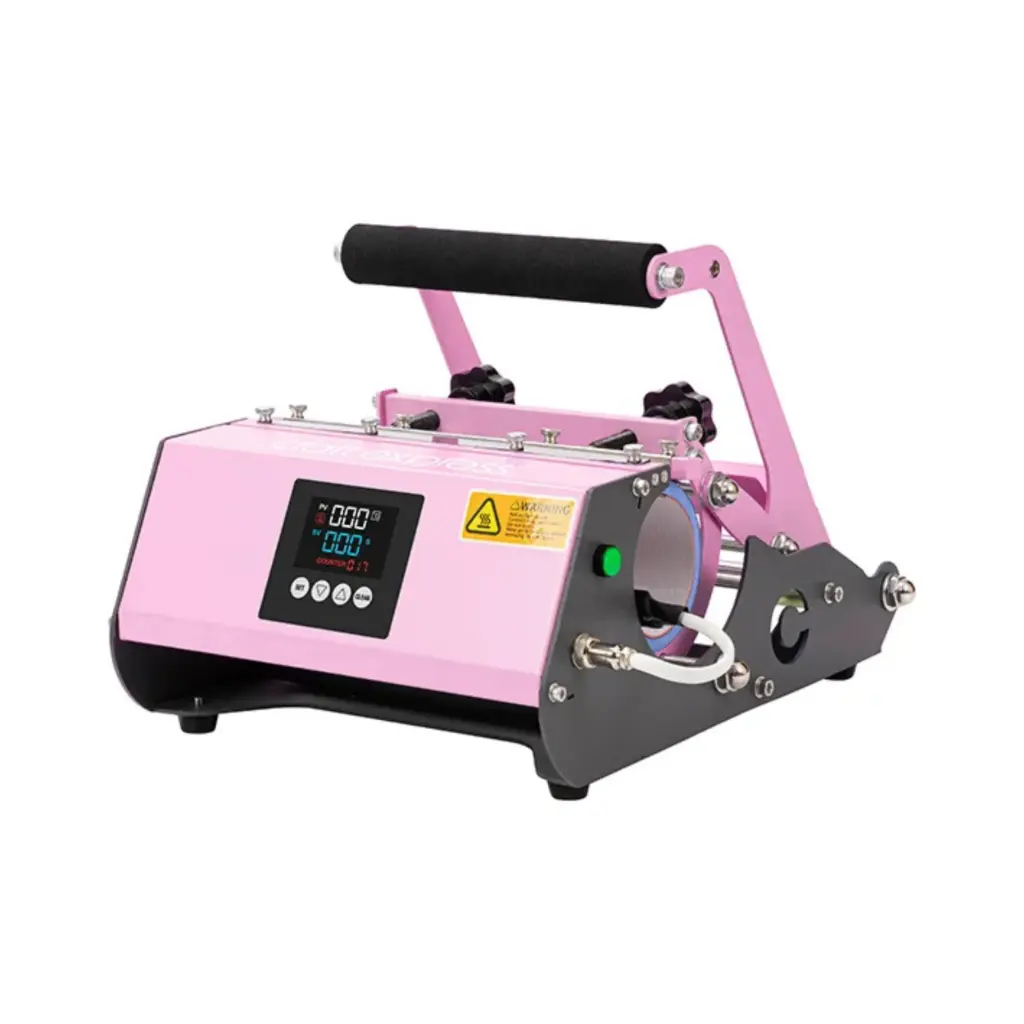 Maquina de Sublimacion Craft Express Elite Pro Pink Compatible Tamaños Taza 11oz/15oz/20oz/30oz SP-MP270PPK-1