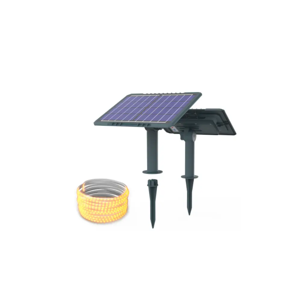 S/Tira Solar LED Exterior 10mts MJ-SM100 100W Calida