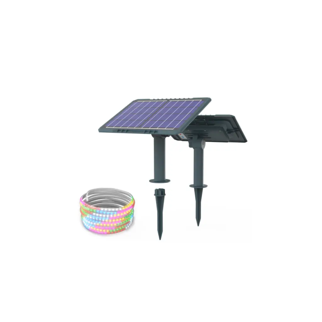 S/Tira Solar LED Exterior 10mts MJ-SM100C 100W RGB