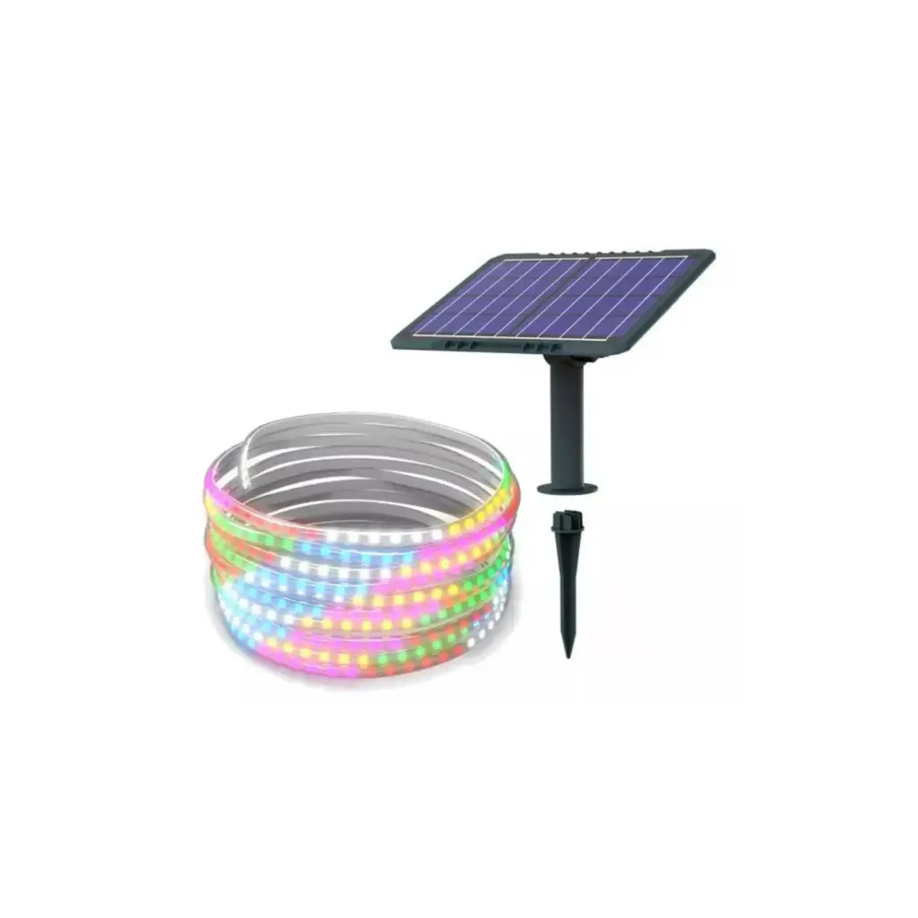 S/Tira Solar LED Exterior 10mts MJ-SM100C 100W RGB