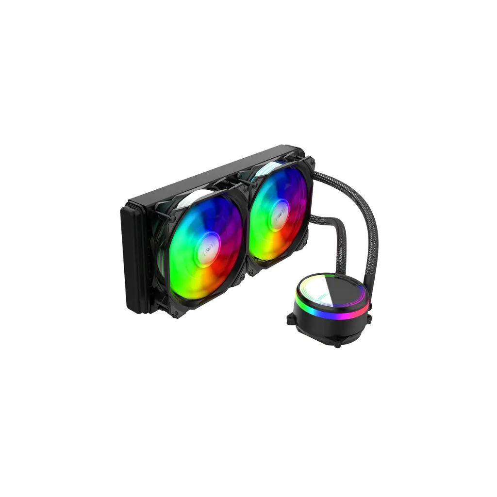 Sistema de Enfriamiento Liquido PC ALSEYE M240-B 2Fan RGB Negro