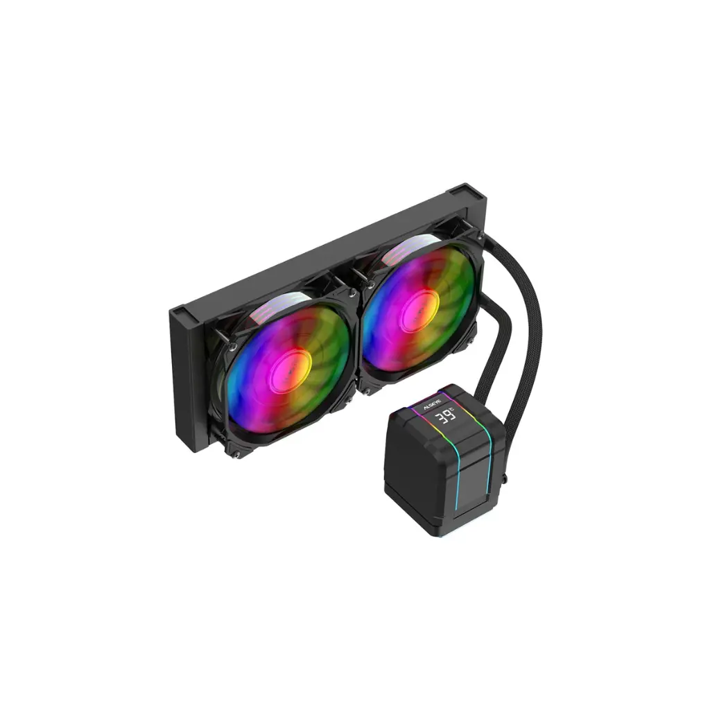 Sistema de Enfriamiento Liquido PC ALSEYE Max M240-Plus-B II 2Fan RGB Negro