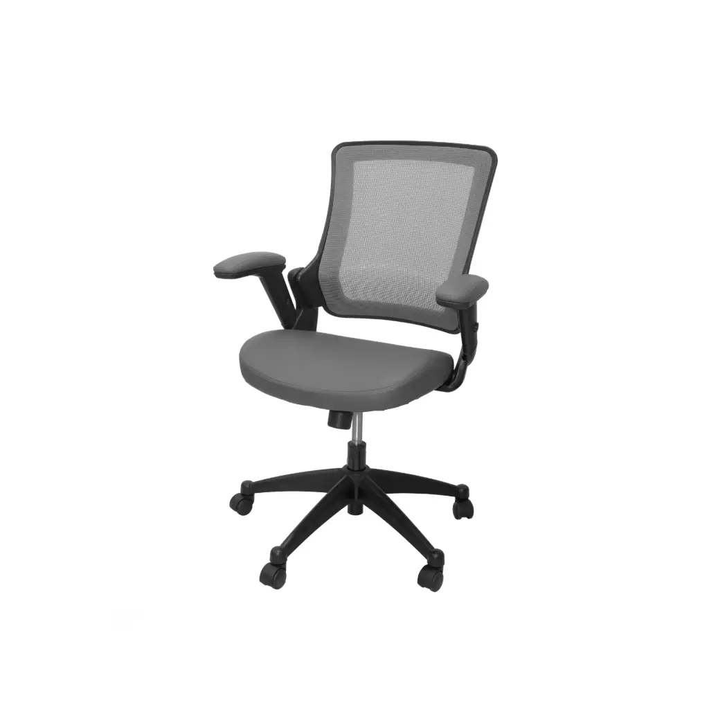Silla para Oficina Semi Ejecutiva Bruno LB-8803 Gris