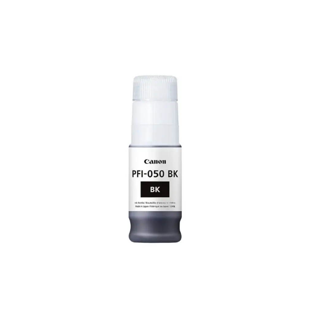 Bote de Tinta Original Canon PFI-050BK Negro 70ML PLOTTER CANON TC-20M