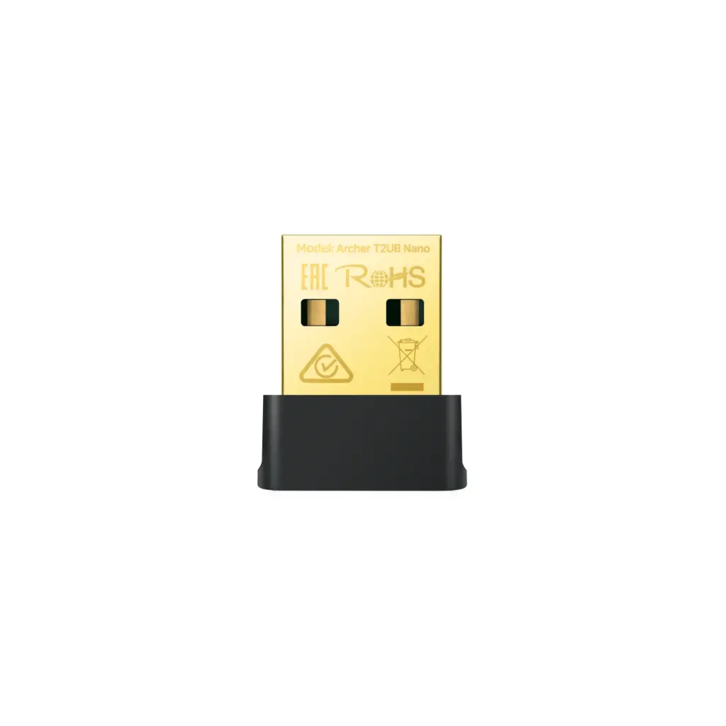 Tarjeta de Red USB Wifi TPLINK Archer T2UB Nano AC600 Dual Band + Bluetooth N/D