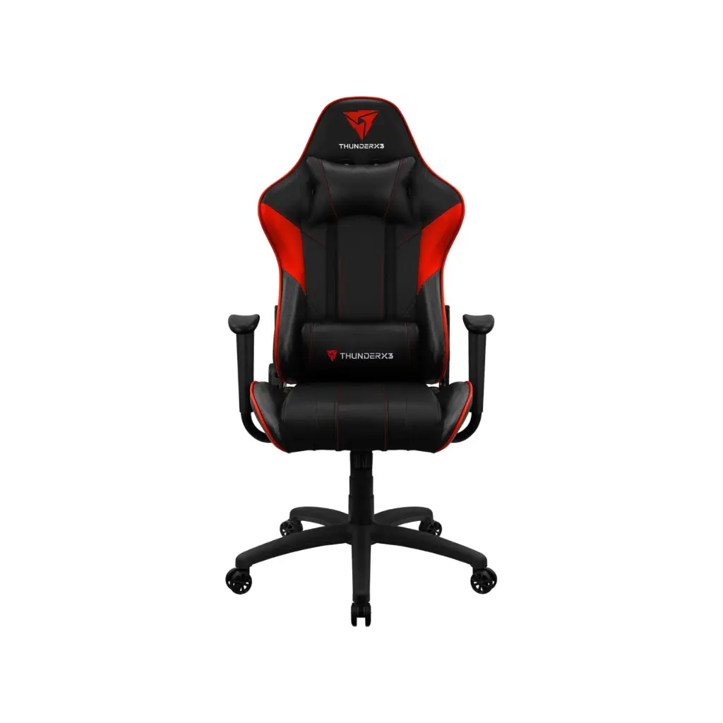 Silla Gamer AEROCOOL THUNDERX3 EC3-BLACK-RED(STEEL BASE) TEGC-2027101.R7