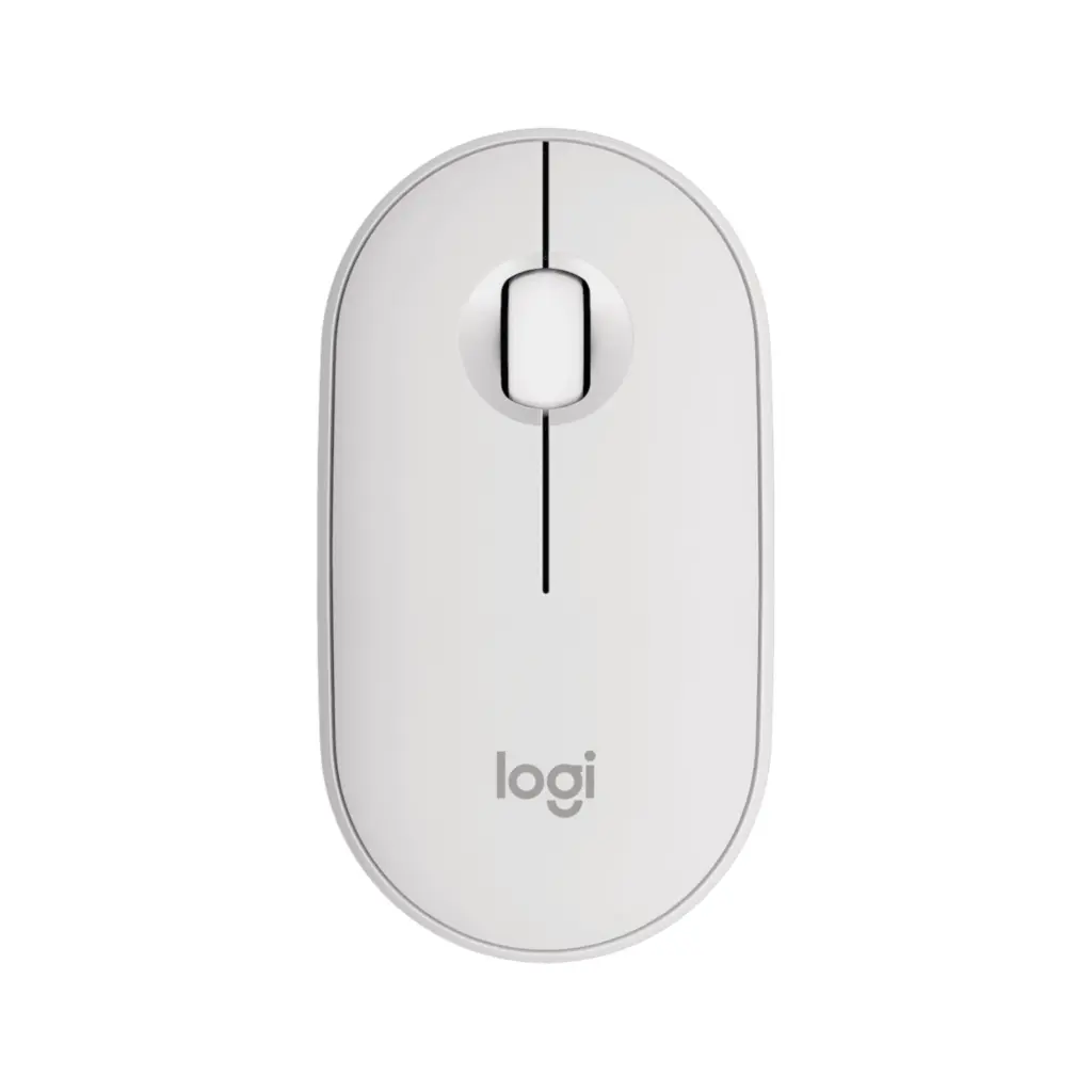 Mouse Bluetooth Logitech PEBBLE M350S Blanco 910-007047