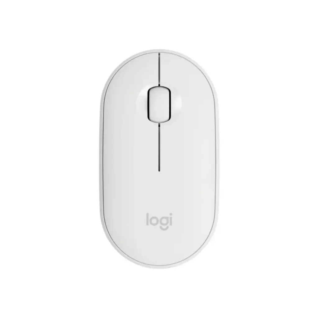 Mouse Bluetooth Logitech PEBBLE M350S Blanco 910-007047