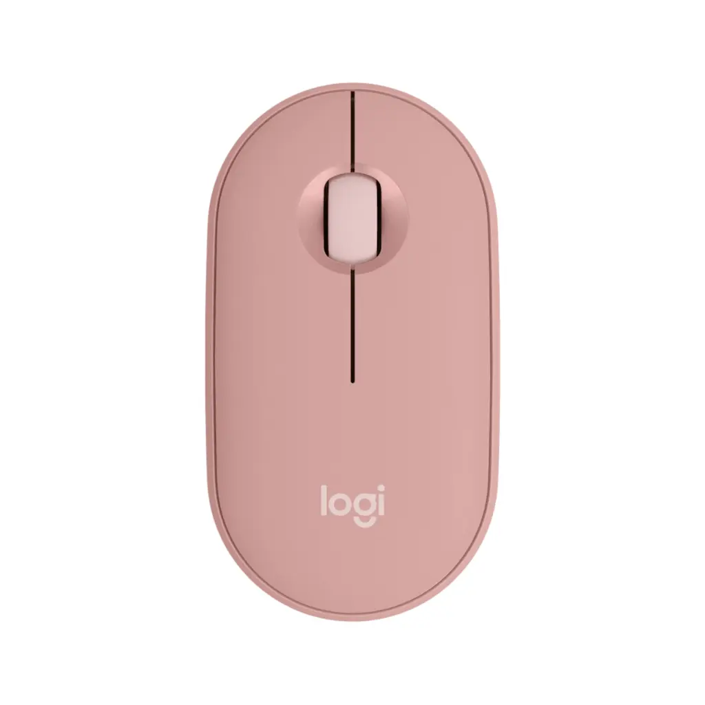 Mouse Bluetooth Logitech PEBBLE M350S Rosado 910-007048