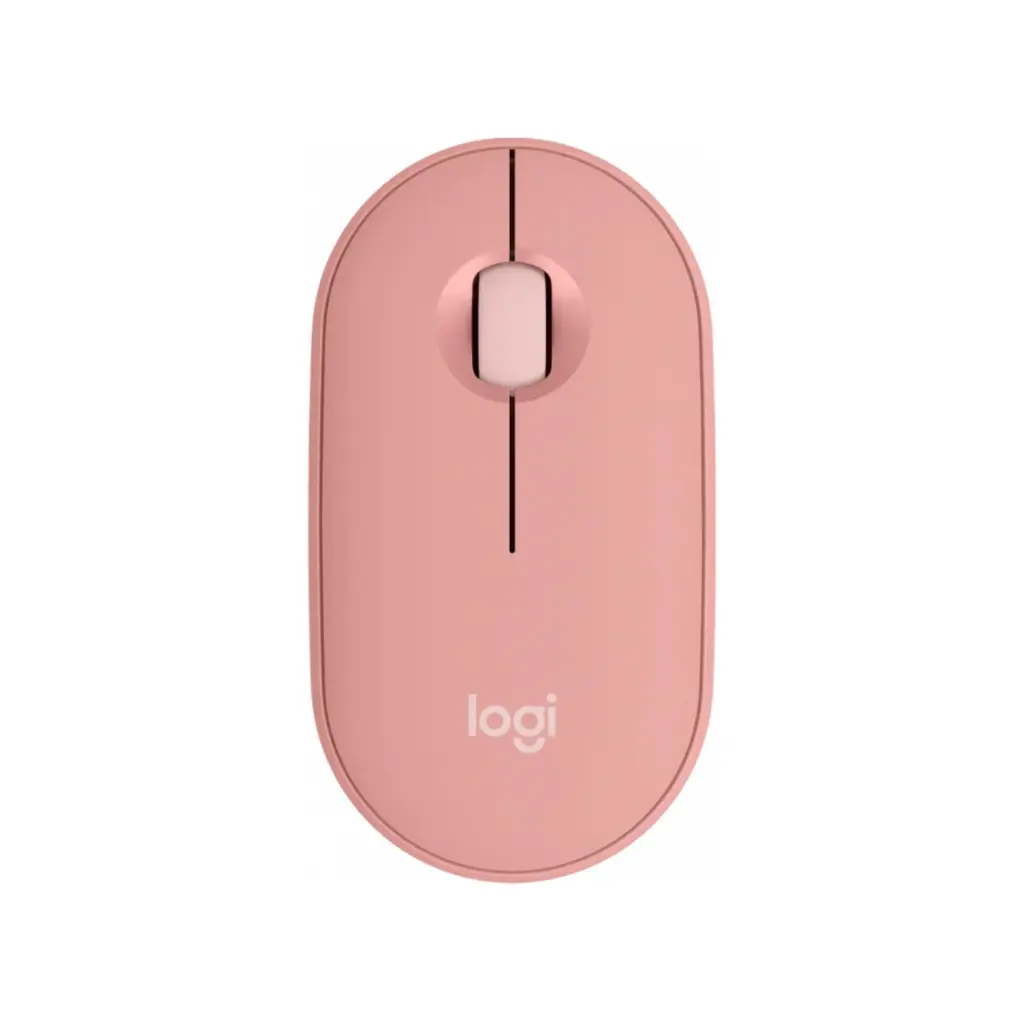 Mouse Inalambrico/Bluetooth Logitech PEBBLE M350S Rosado 910-007048