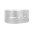 Teclado Inalambrico Logitech Wave Keys Ergonomico Blanco Español 920-012279