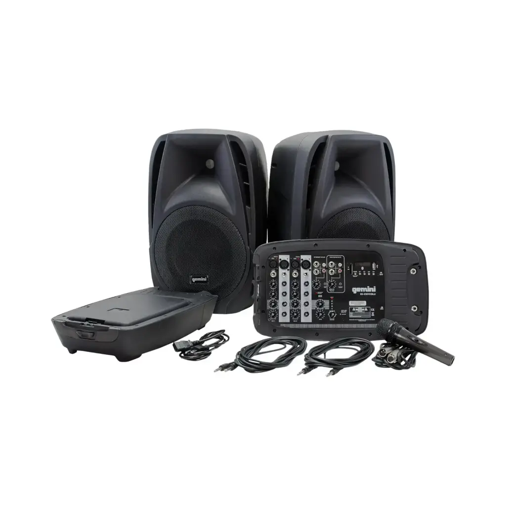 Sistema de Audio Gemini Parlante + Mixer ES-210MXBLU