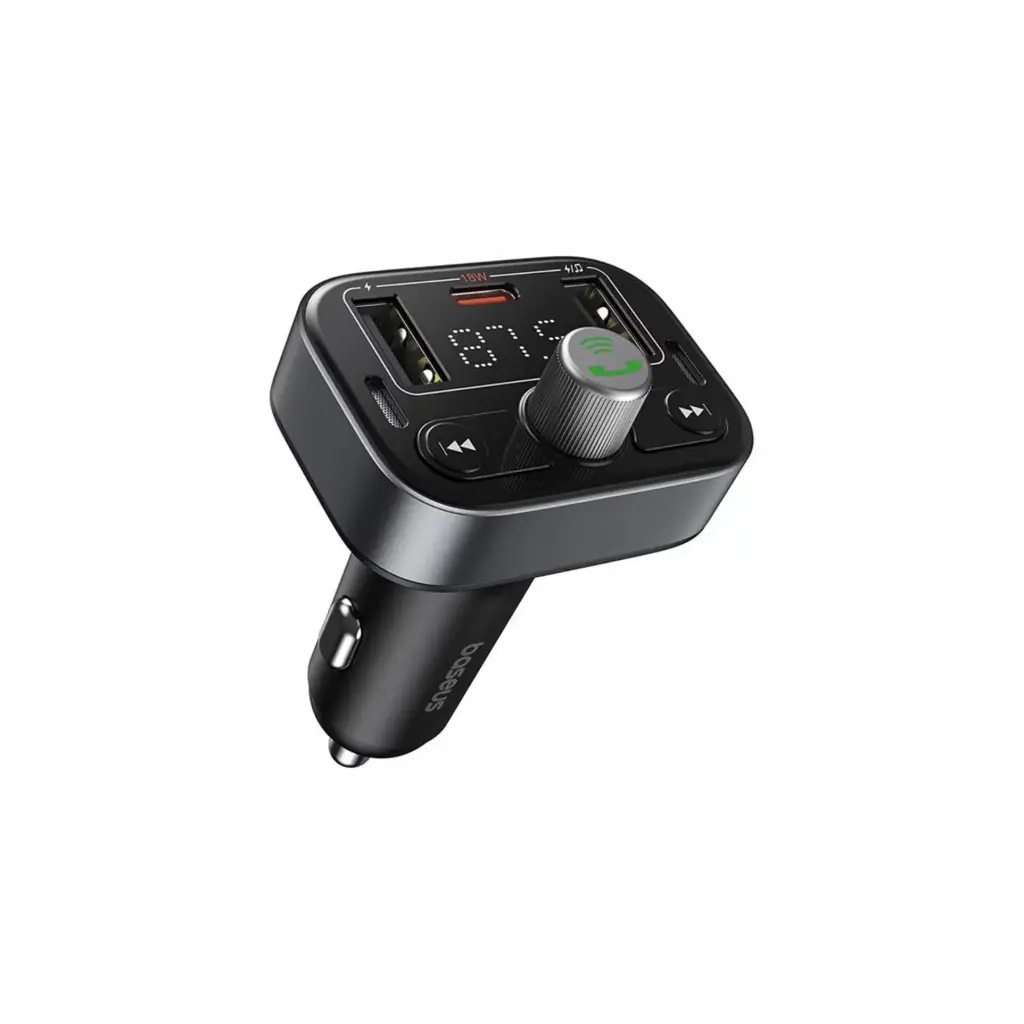 Transmisor FM Bluetooth Baseus S-09 Pro Series C10762200113-00 Negro