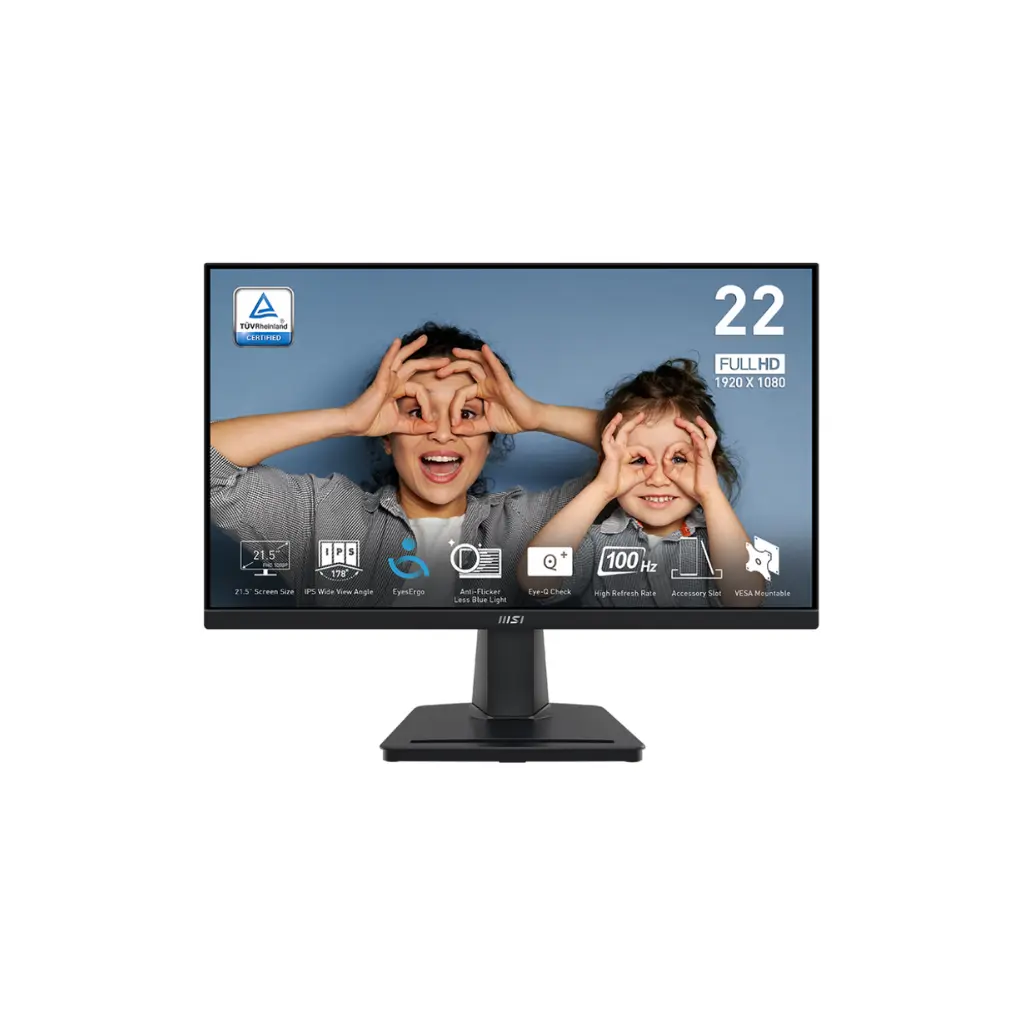Monitor LED 21.5" MSI Pro MP225  HDMI/VGA 100HZ 1ms 9S6-3PC6CM-001