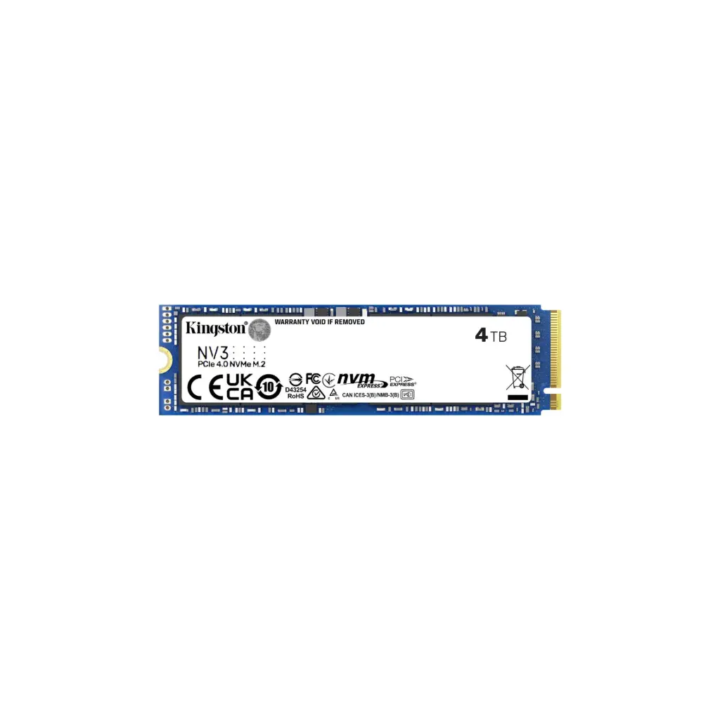 SSD M.2 2280 4TB Kingston NVME PCIE SNV3S/4000G