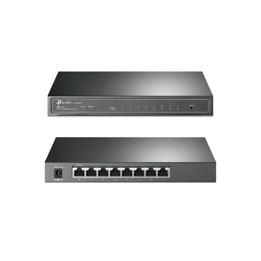 Switch de 8 Puertos Gigabit Smart TPLINK OMADA JetStream TL-SG2008