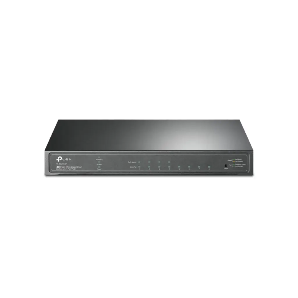 Switch de 8 Puertos Gigabit Smart TPLINK OMADA JetStream TL-SG2008P 4 POE