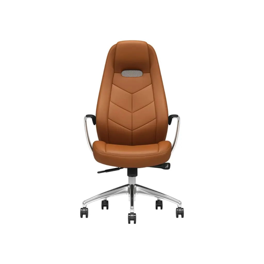 Silla Ejecutiva Cuero 1612A Cafe