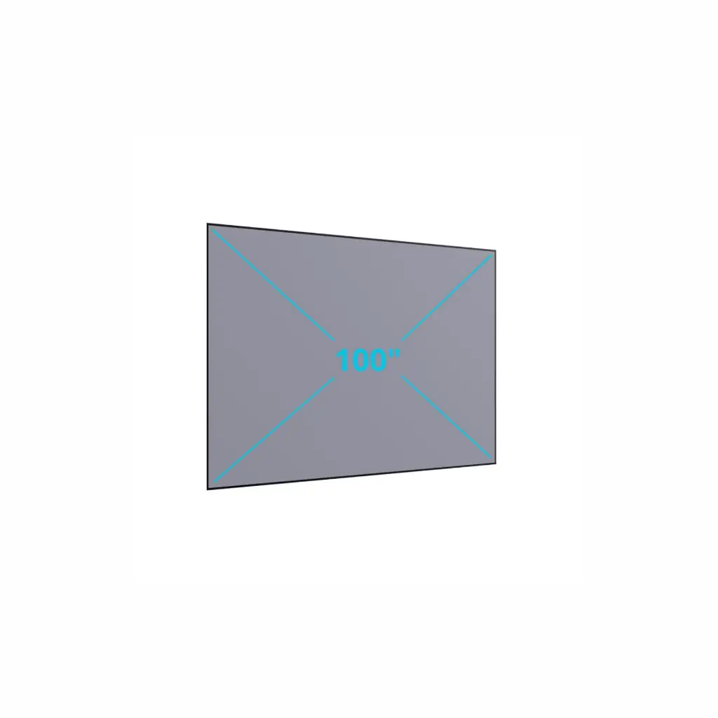 Pantalla Proyector 100" Pared Fresnel Wanbo para Claridad Dia 4K WBAA06