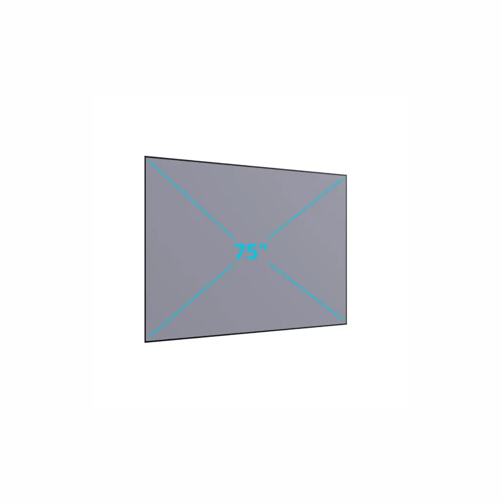 Pantalla Proyector 75" Pared Fresnel Wanbo para Claridad Dia 4K WBAA05