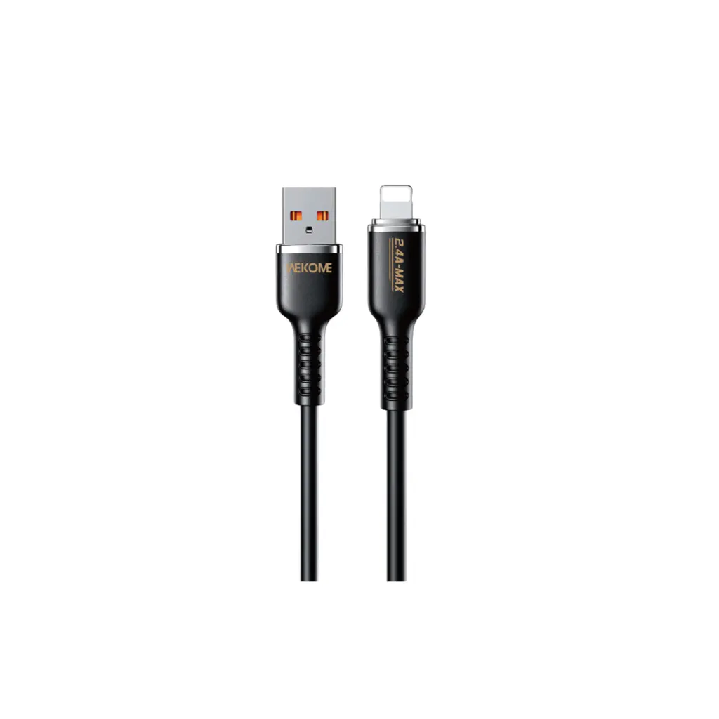 Cable USB a Lightning Wekome WDC-09i 2.4A Negro