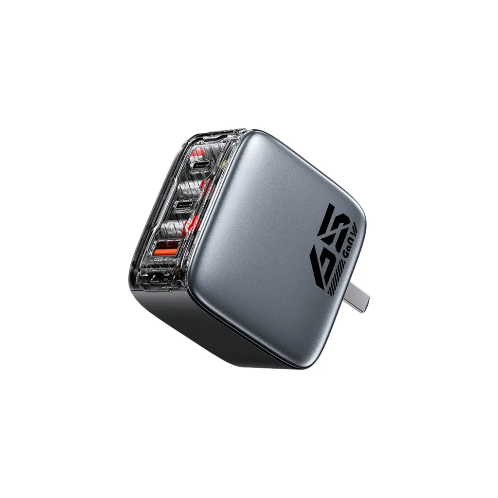 Cargador de Pared Wekome WP-U153 2 USB-C +  USB 65w Negro