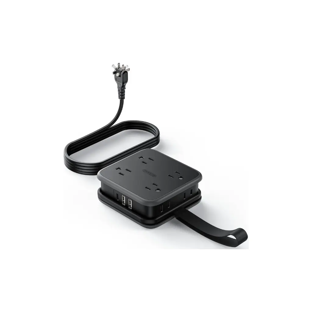 Estacion de Carga NTONPOWER APP-8A2U1C-US-XZ-BK 8 Conector 110v + 2 USB-A + 1 USB-C Negro