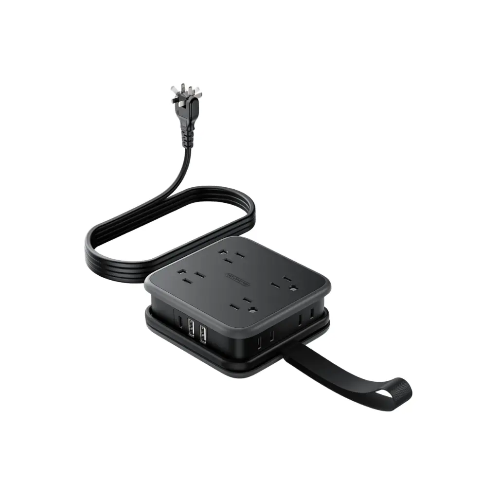 Estacion de Carga NTONPOWER APP-8A2U1C-US-XZ-BK 8 Conector 110v + 2 USB-A + 1 USB-C Negro