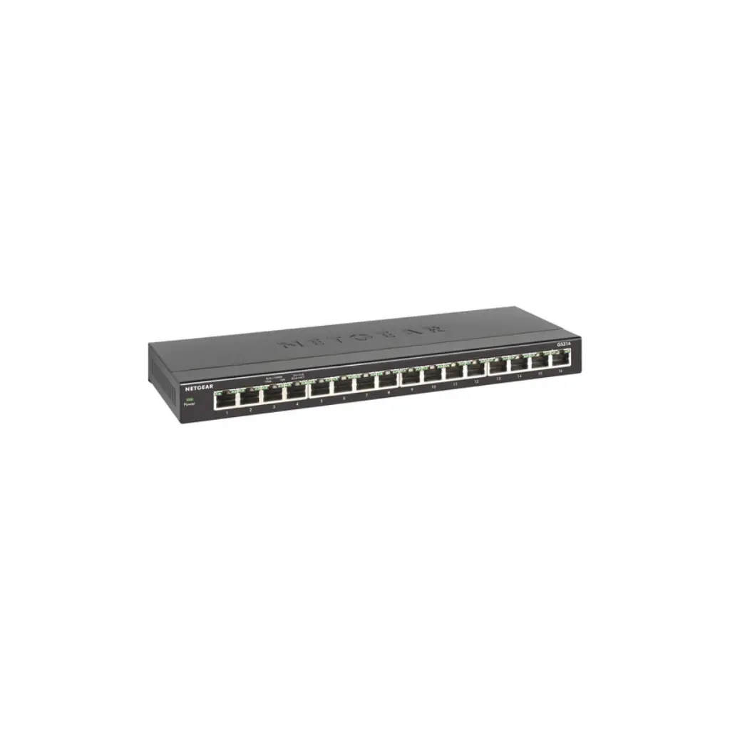 Switch de 16 Puertos Netgear GS316-100NAS Gigabit