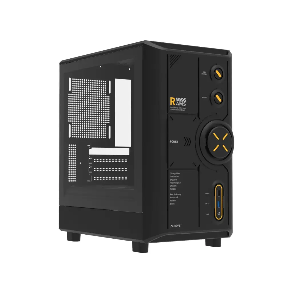 Case P/Computadora Alseye RAMS 2.0 240-B AS.07.0213 RGB Negro