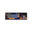 Teclado Inalambrico/Bluetooth/USB Gamer Vorttek KB708 Gris Naranja RGB Ingles Extendido con numerico