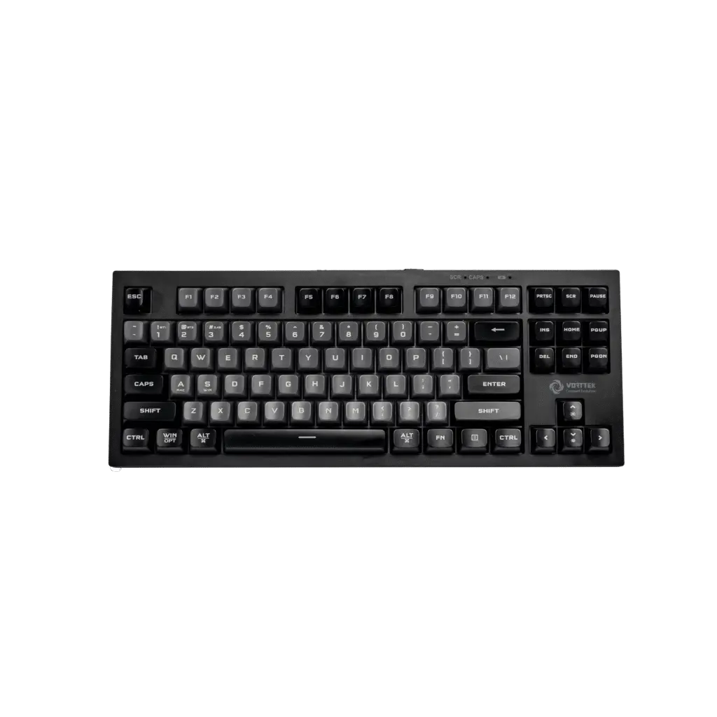 Teclado Inalambrico/Bluetooth/USB Gamer Vorttek KB787 Gris Negro RGB Ingles