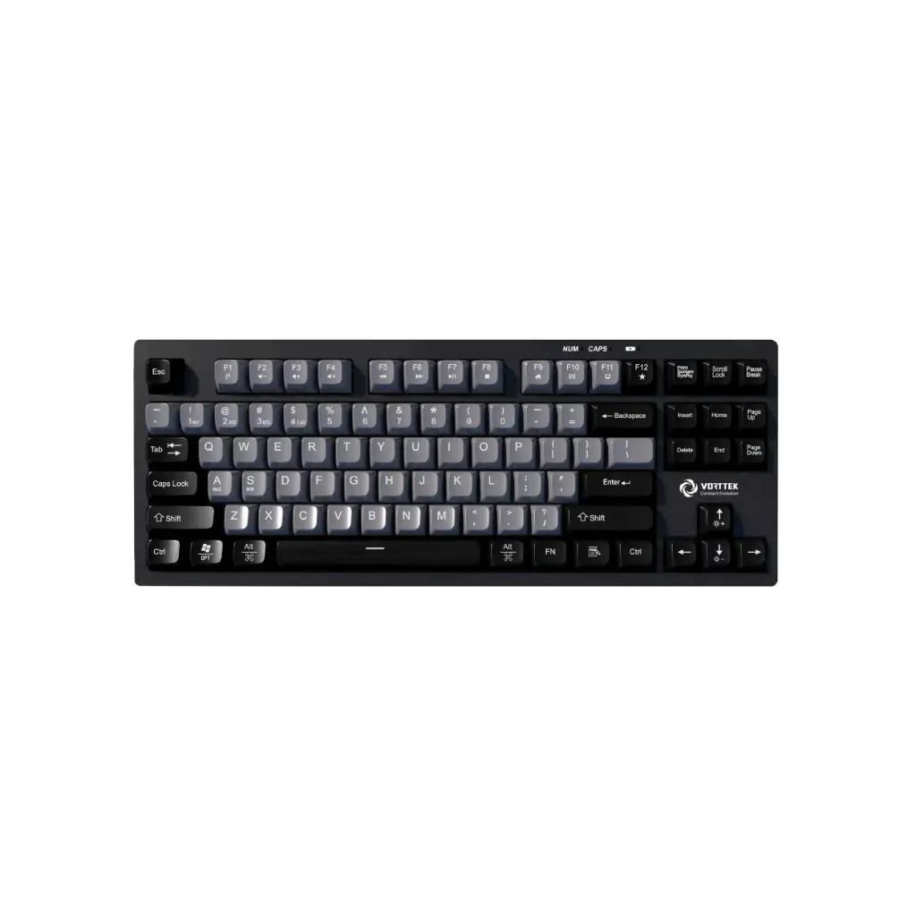 Teclado Inalambrico/Bluetooth/USB Gamer Vorttek KB787 Gris Negro RGB Ingles