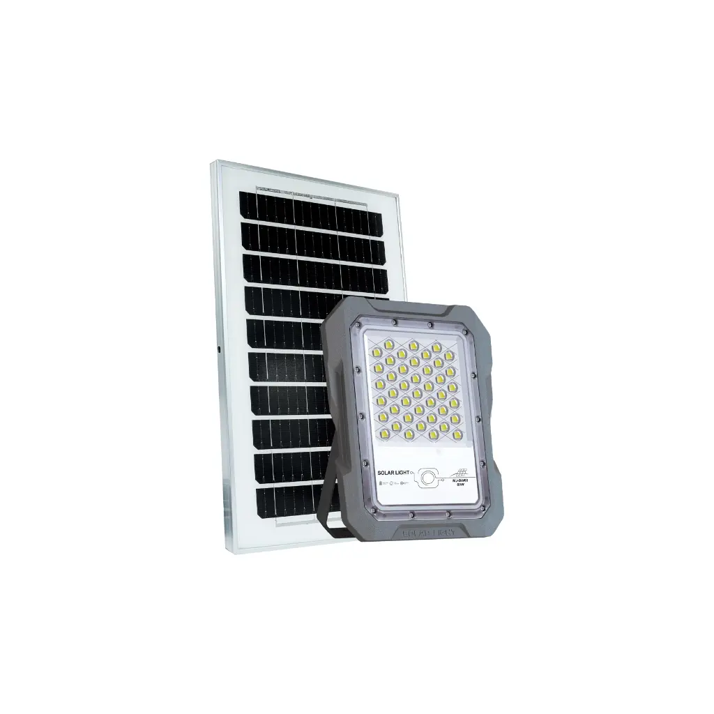S/Lampara Solar LED Solar Flood 60W MJ-BW60 Con Soporte 